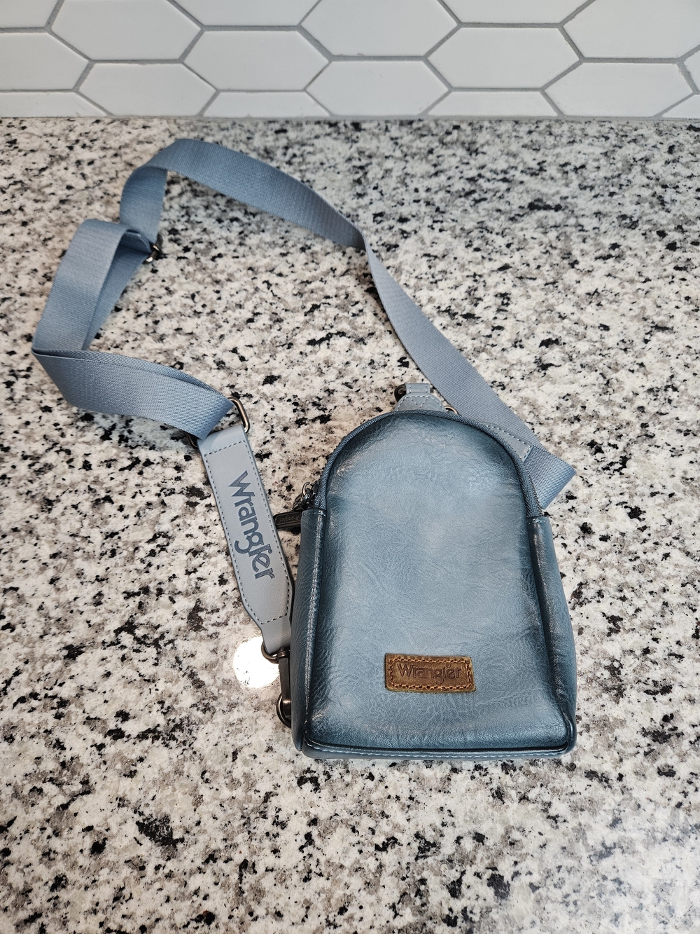 Wrangler Blue Crossbody Sling Bag